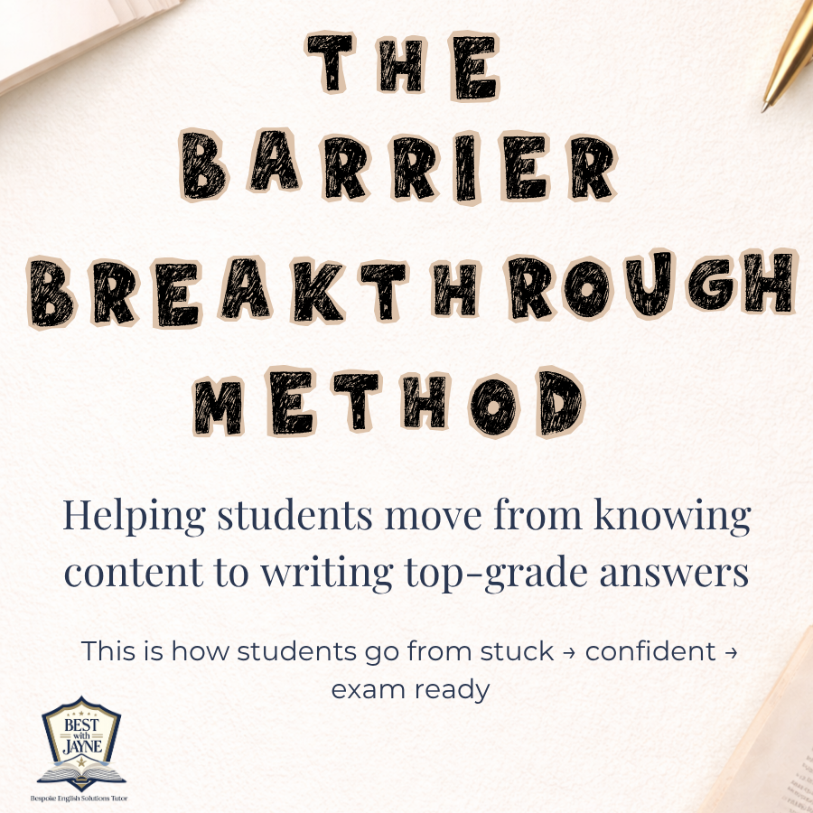 Graphic showing The Barrier Breakthrough Method
